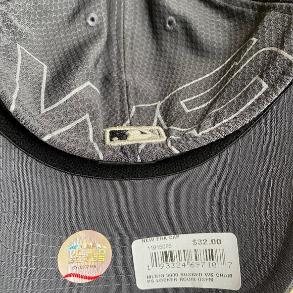 Boston Red Sox New Era 39thirty Flex 2018 World Series Champions Locker Room Hat - Picture 6 of 6